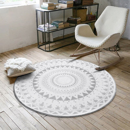 Ins Nordic Round Rug – Tappeto Rotondo Minimalista