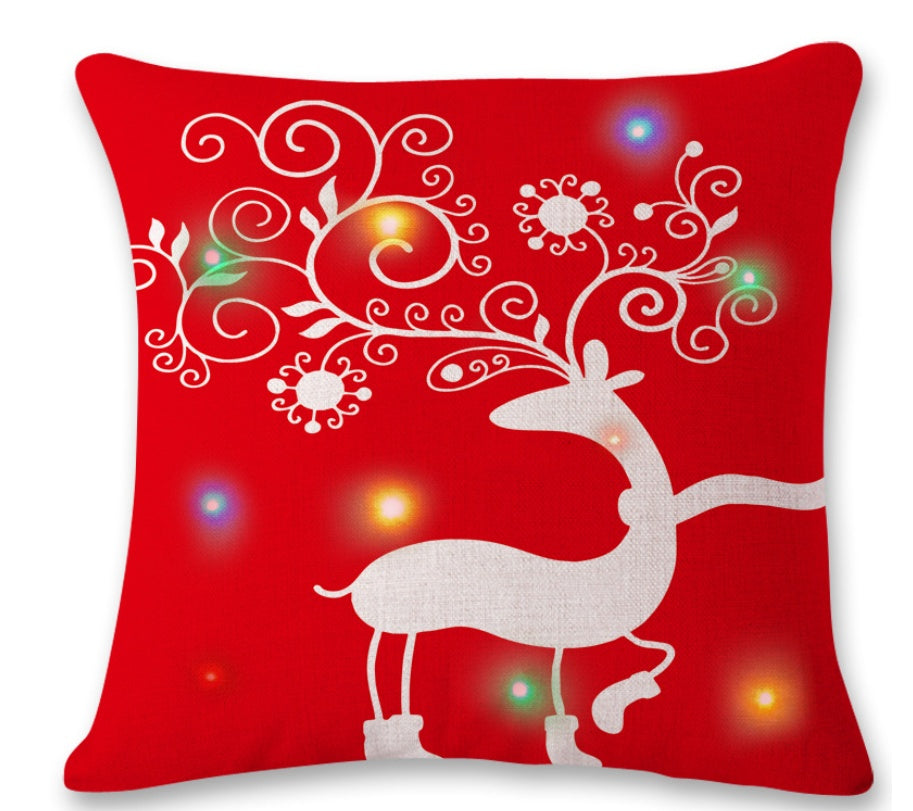 Luminous Linen Glow – Federa in Lino con Luci LED Integrate