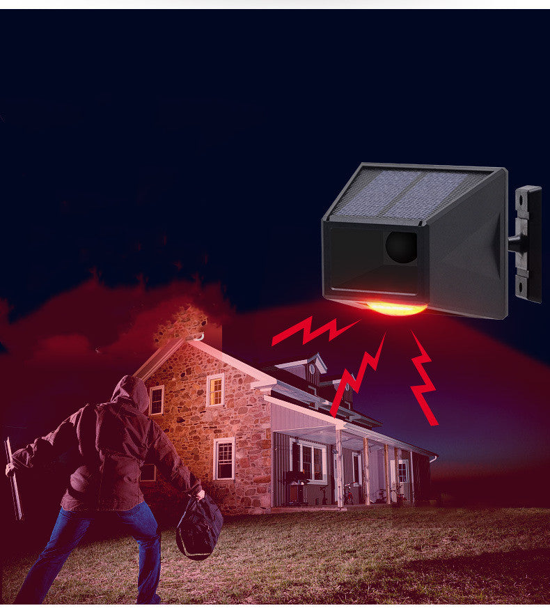Solar-Guard: Lampada con Allarme a Infrarossi