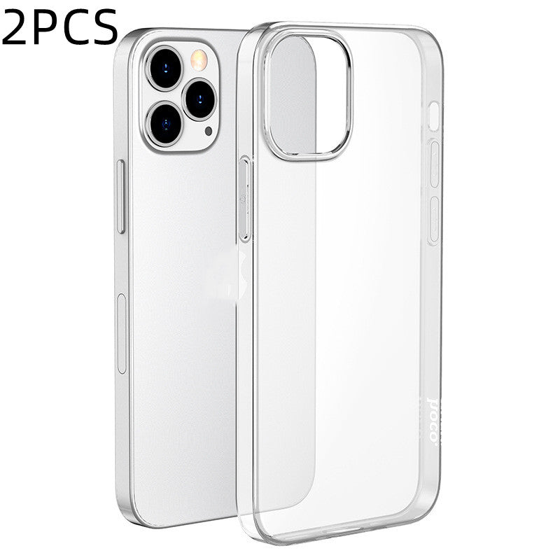 Pure-Crystal TPU: Ultra-Clear Cover (Iphone 13 / 14 / 15 / 13 Mini / 13-14-15 Pro /13-14-15 Pro Max / 14-15 Plus)