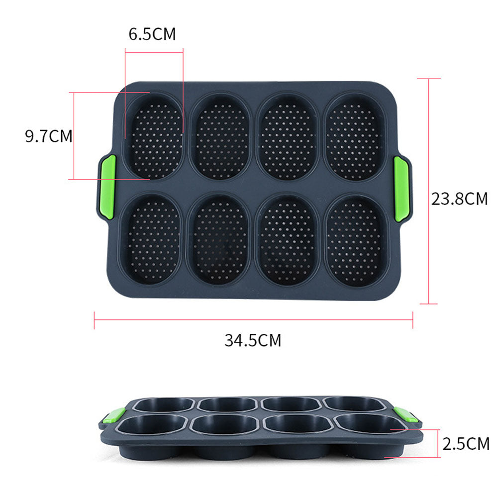 French Petit-Pain Mold – Stampo Specifico per Piccoli Panini Francesi