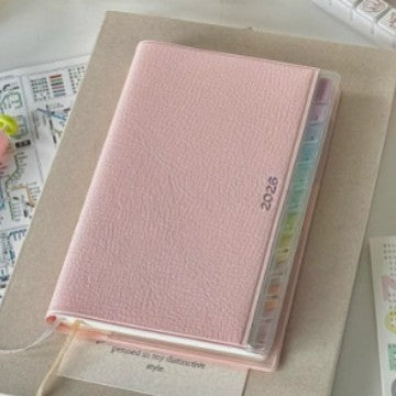 Agenda in Pelle con Indice Arcobaleno