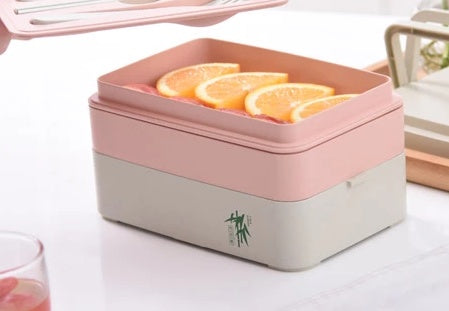 Eco-Bambù 3-Layer – Bento Box a 3 Strati in Fibra di Bambù