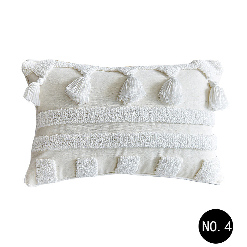 Cuscino Boho-Chic Nordic Tufted con Nappine