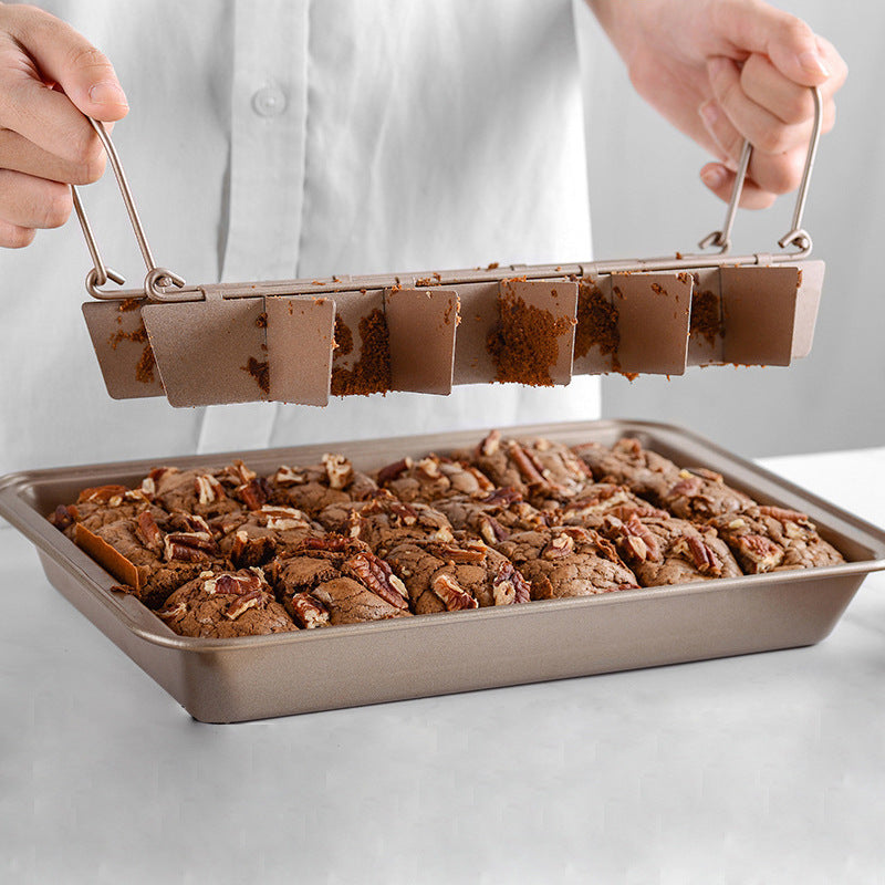Reinforced Brownie Pan – Teglia Quadrata Rinforzata a Fondo Solido
