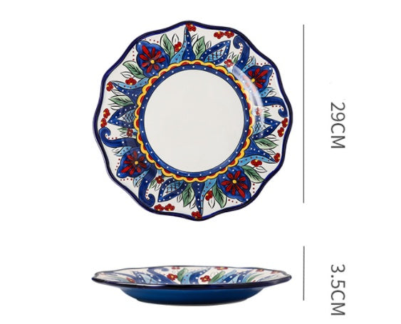 Piatti in Ceramica Sottosmalto - Boho Style