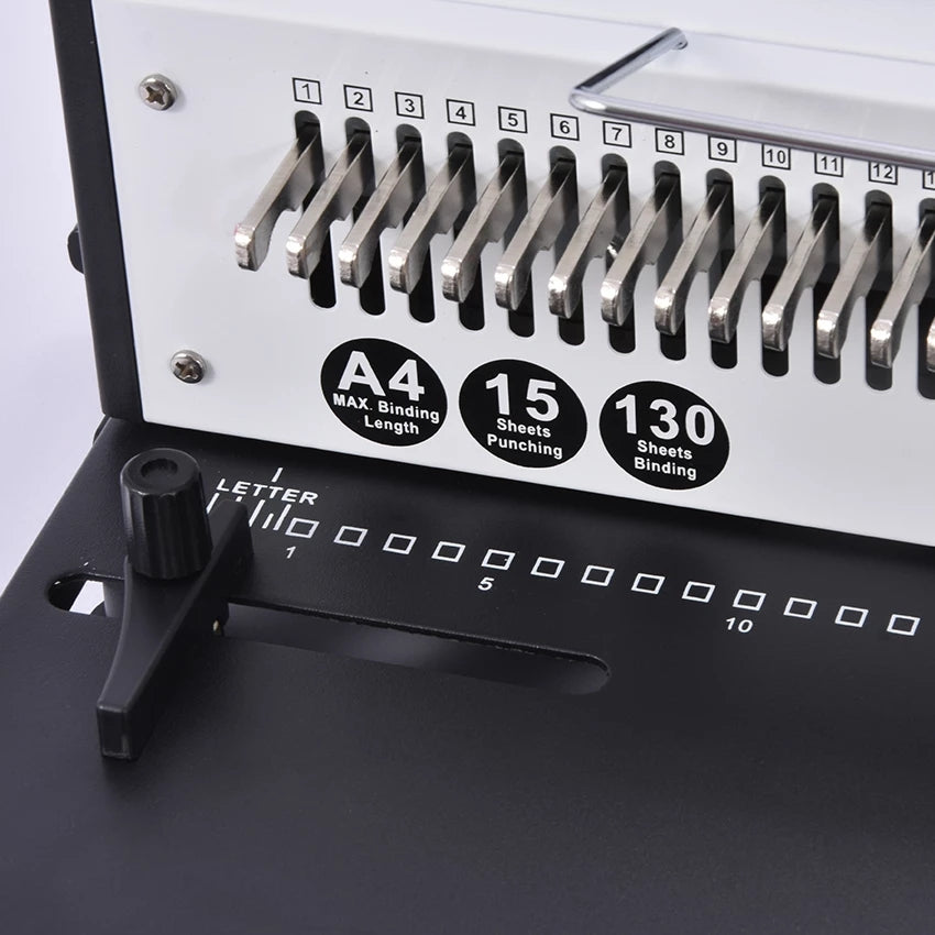 Pro-Binder - Rilegatrice a 34 Fori per Documenti e Anelli