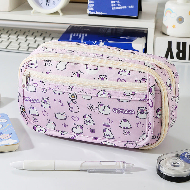 Astuccio Maxi-Capacity Kawaii Capibara