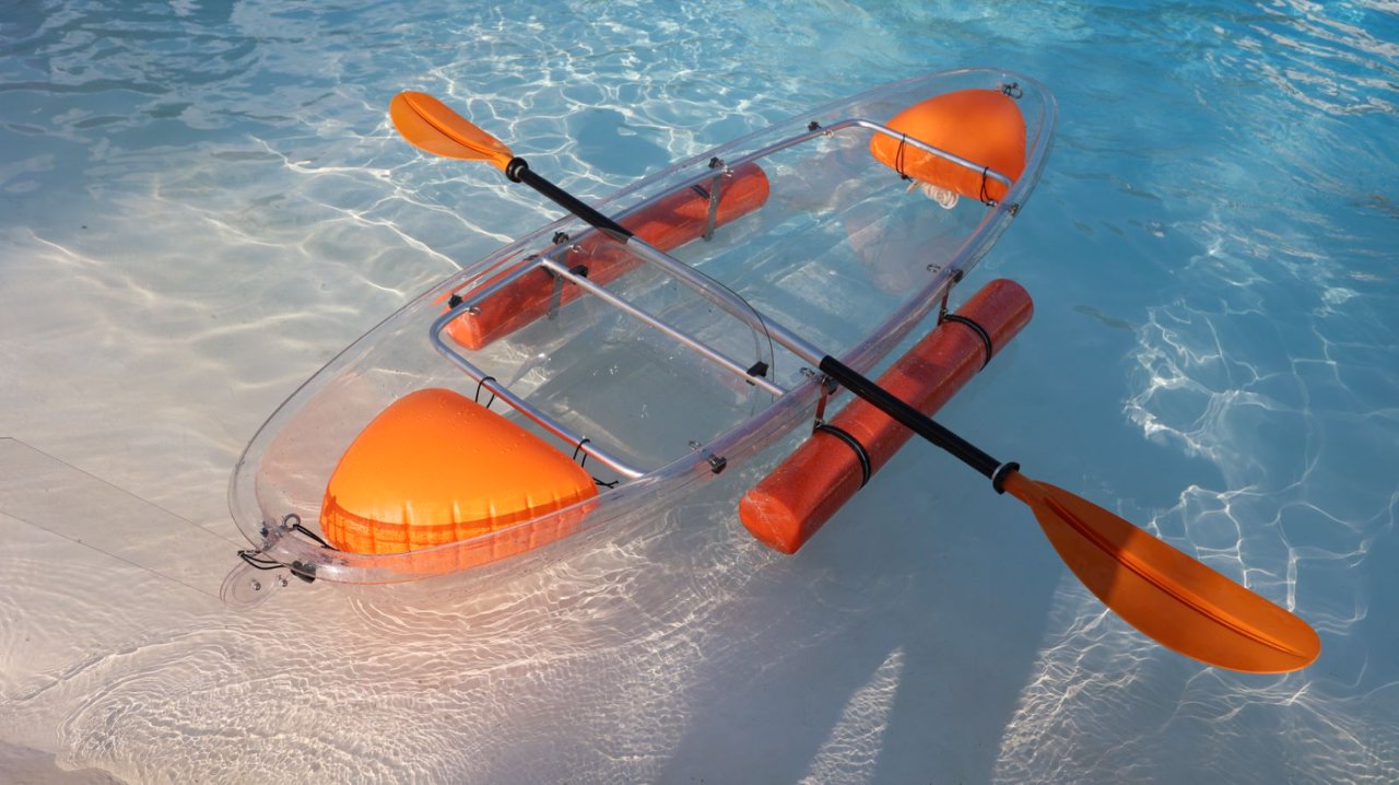 CrystalView – Kayak Trasparente Singolo