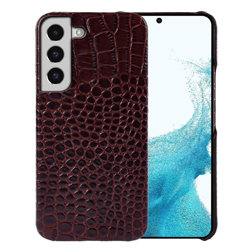 Cover Wild Exotic Leather (Samsung Galaxy S22/S23/S21/S20/Ultra/Plus/Note 20/10/A53