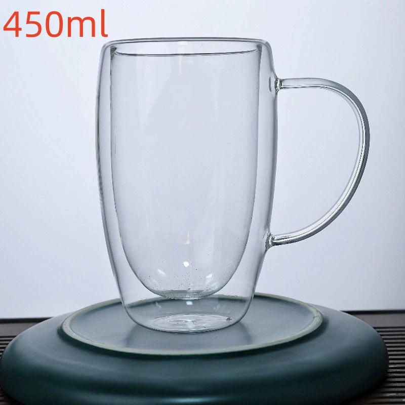 AeroGlass™ - Bicchiere e Tazza Termica a Doppia Parete 80/150/250/350/450ml