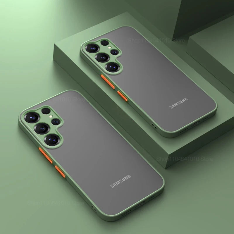 Cover Armor Shield Matte (Samsung Galaxy S26/S25/S24/S23/S25/Ultra/Plus)