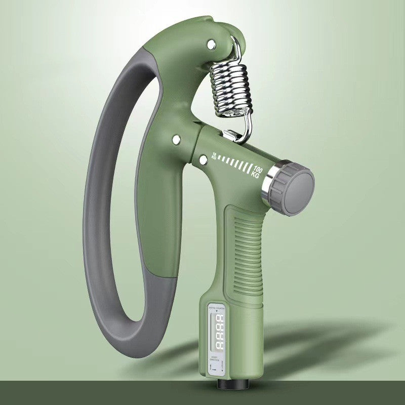 Power Grip Pro – Impugnatura Intelligente Regolabile (10-100 kg) con Contagiri