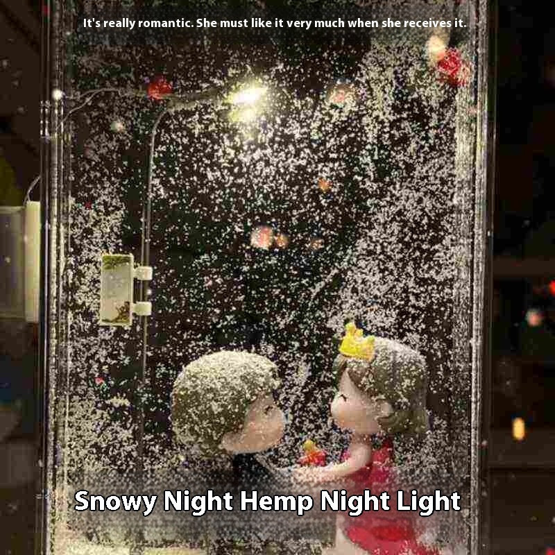 Snowy DIY Nightlight – Kit Paesaggio Innevato con Luci LED (Fai-da-te)
