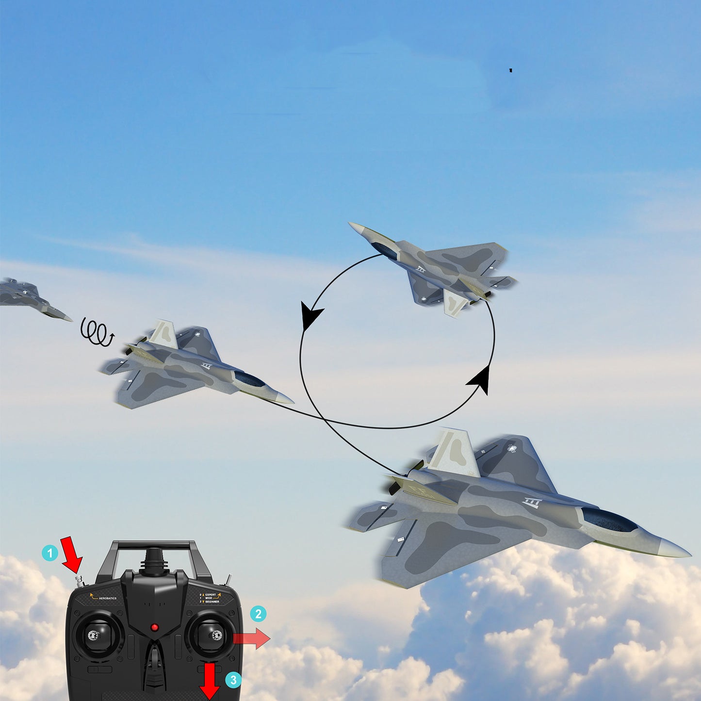 Caccia Elettrico Fighter Jet Model