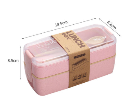 Lunch Box Eco 3-Layer in Fibra di Grano