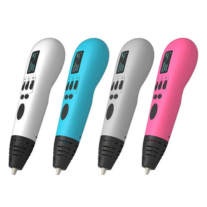 Multi-Color 3D Printing Pen con Display LCD