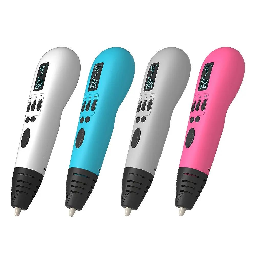 Multi-Color 3D Printing Pen con Display LCD