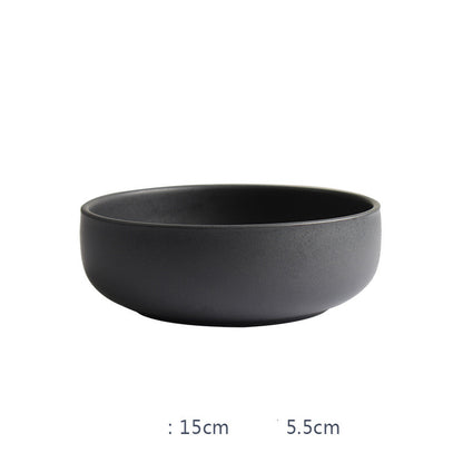 Set Ceramica Nordica: Piatti Bistecca e Ciotole Riso