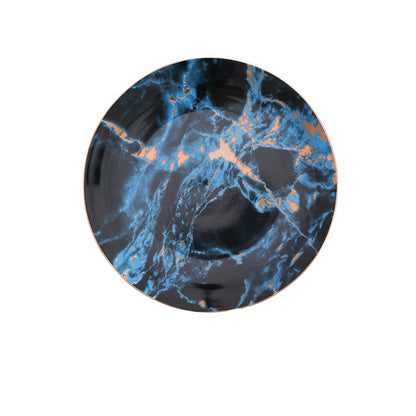 Set Piatti Orientali Nile - Marmo & Oro Blue Ocean