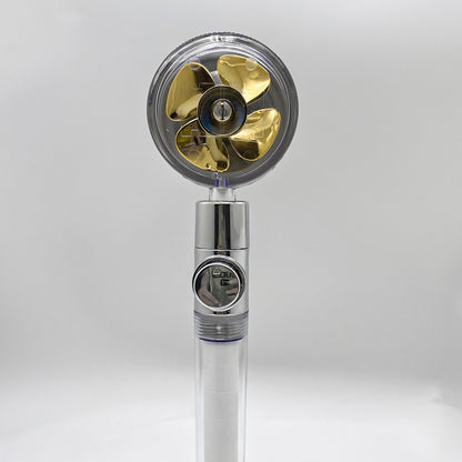 Soffione Doccia Turbo Jet con Filtro a Elica