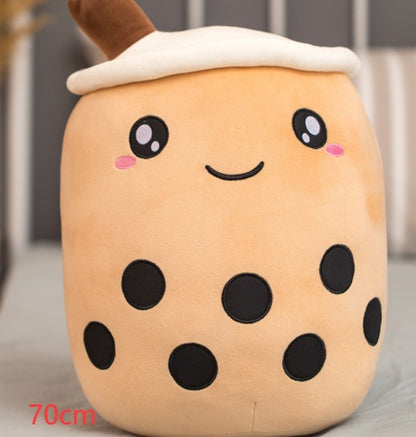 Boba Tea Plush – Cuscino Peluche a forma di Tazza Bubble Tea