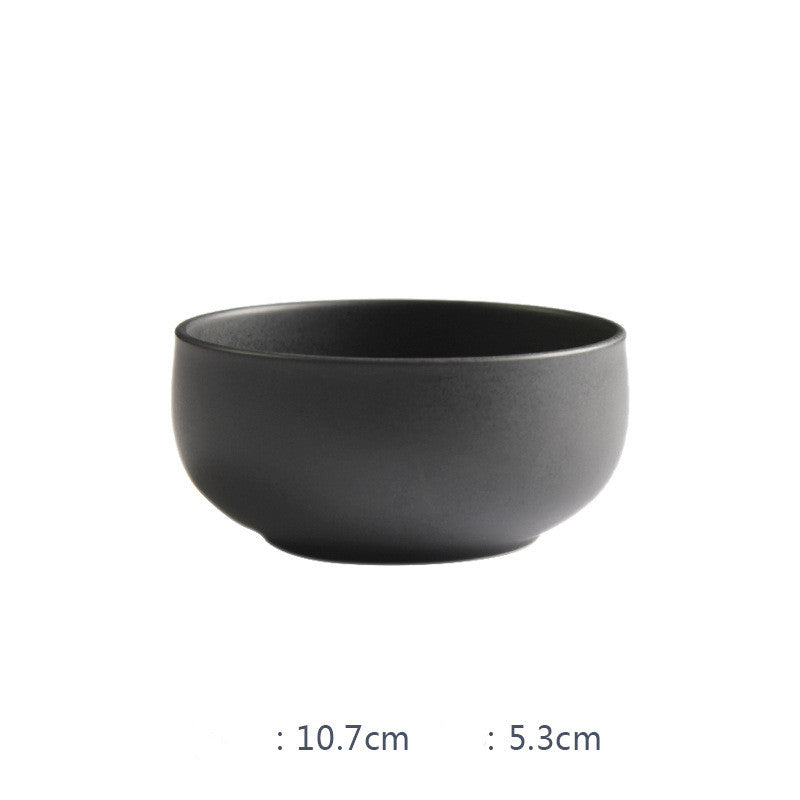 Set Ceramica Nordica: Piatti Bistecca e Ciotole Riso