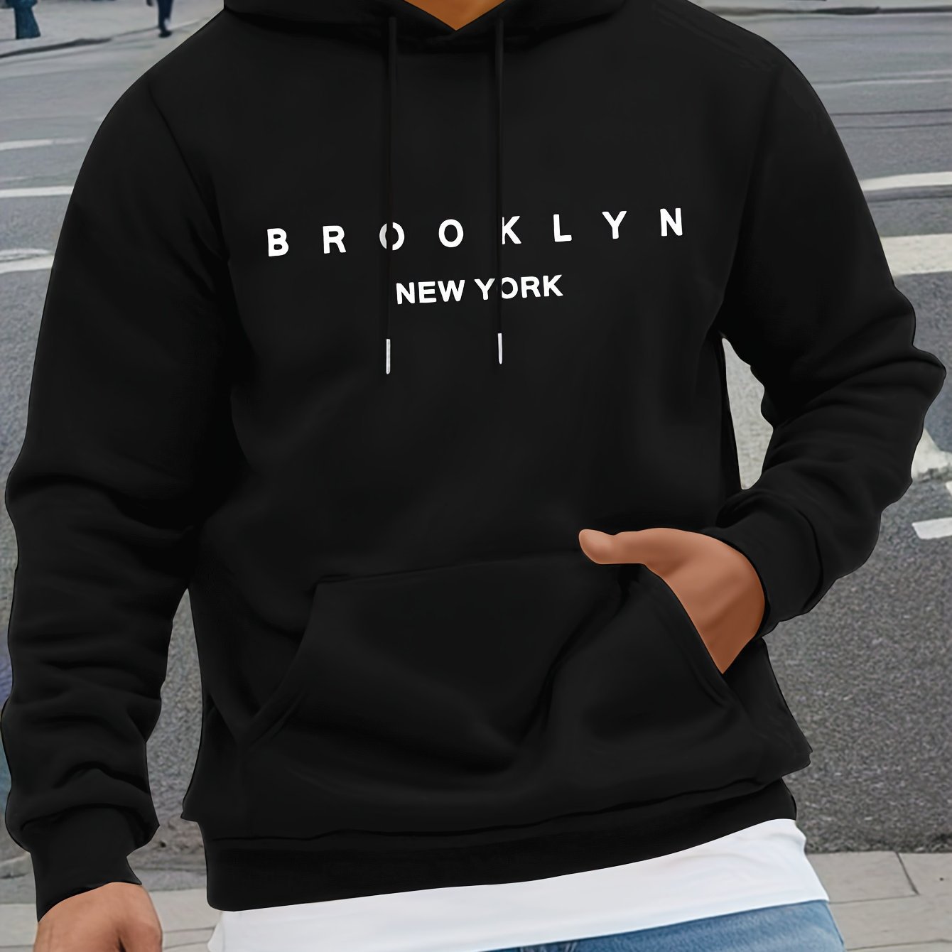Felpa Brooklyn – Felpa con Cappuccio (S-3XL)