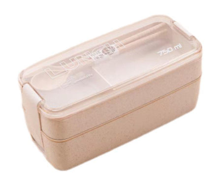 Lunch Box Eco 3-Layer in Fibra di Grano