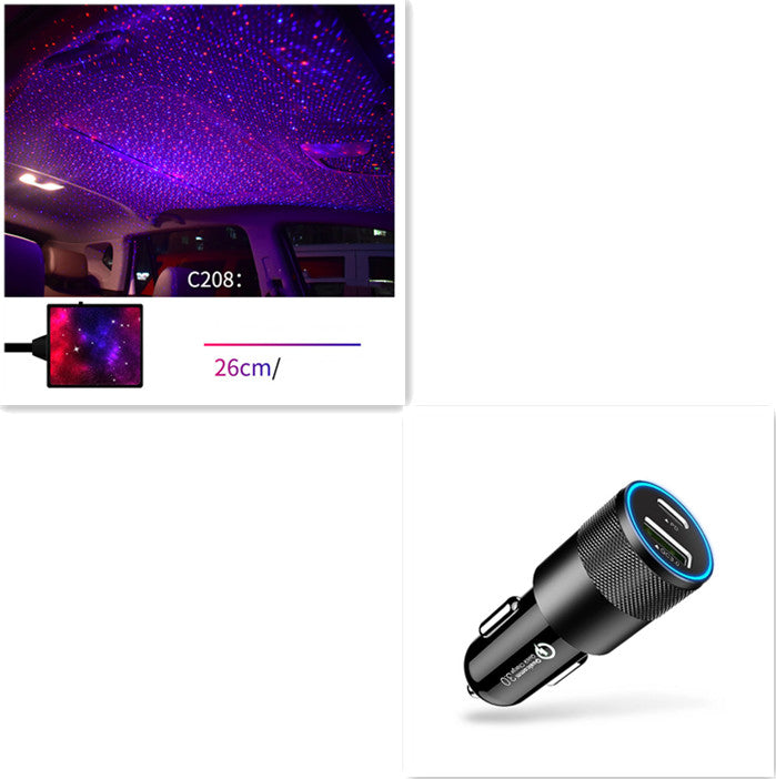 USB Star-Party Light: Atmosfera Auto & Casa