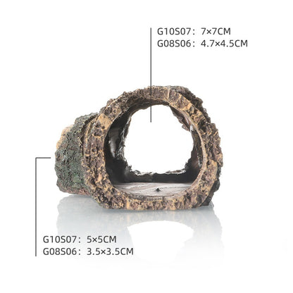 BarkTunnel - Tronco Rugoso Multistrato con Fori di Passaggio