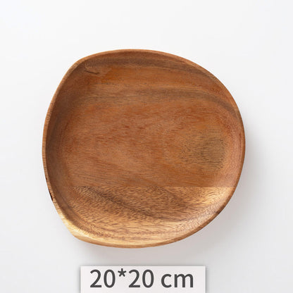 Acacia Artisan Tray – Vassoio Irregolare in Legno di Acacia