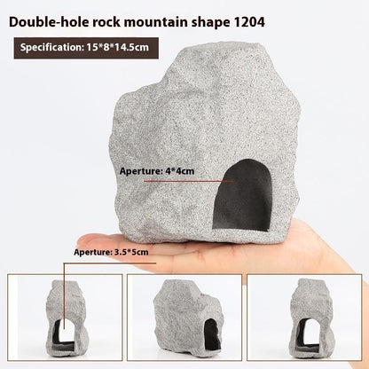 CichlidStone - Set Rifugi in Ceramica Naturale