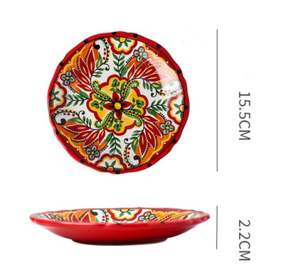 Piatti in Ceramica Sottosmalto - Boho Style