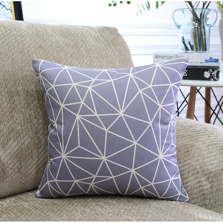 Cuscino Arredo Nordic Color a Trama Geometrica