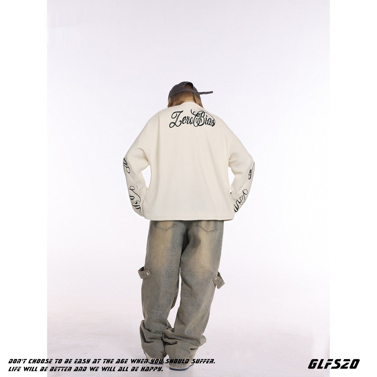 Felpa con Scritte – Felpa a Maniche Lunghe (M-XL)
