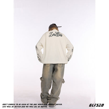 Felpa con Scritte – Felpa a Maniche Lunghe (M-XL)