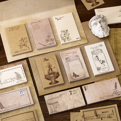 Notebook Vintage Botanical - Fiori e Erba