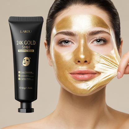 Maschera Oro e con Bava di Lumaca