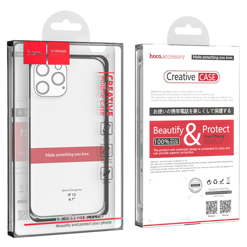 Pure-Crystal TPU: Cover Ultra-Trasparente (Iphone 13 / 14 / 15 / 13 Mini / 13-14-15 Pro /13-14-15 Pro Max / 14-15 Plus)