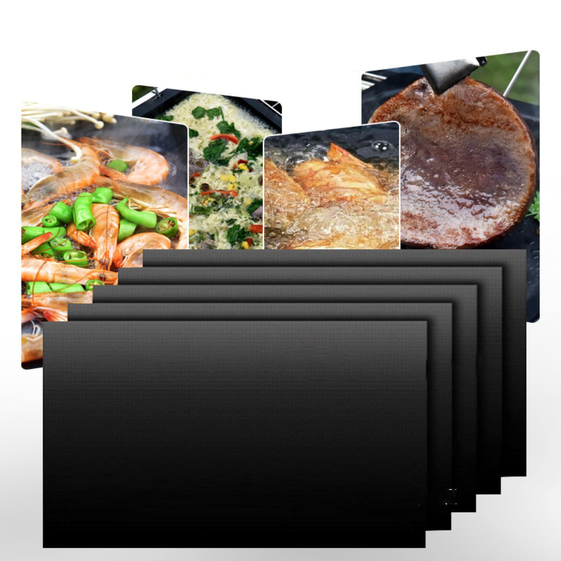 Professional BBQ Pad – Set di Tappetini Protettivi per Griglia e Barbecue