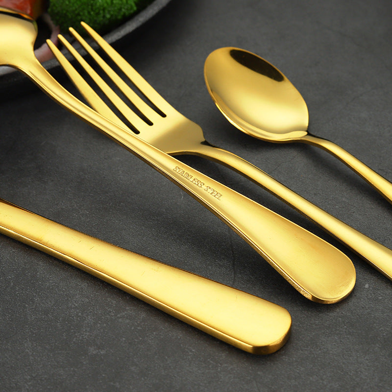 Nile Royal Gold - Set Posate 24 Pezzi con Valigetta Luxury