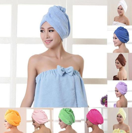 Turbante Dry-Fast in Microfibra per Capelli