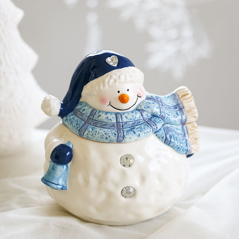 Xmas Snowman Set – Stoviglie Natalizie a Forma di Pupazzo di Neve