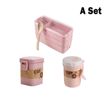 Wheat Straw Bento – Scatola Bento in Plastica di Paglia di Grano