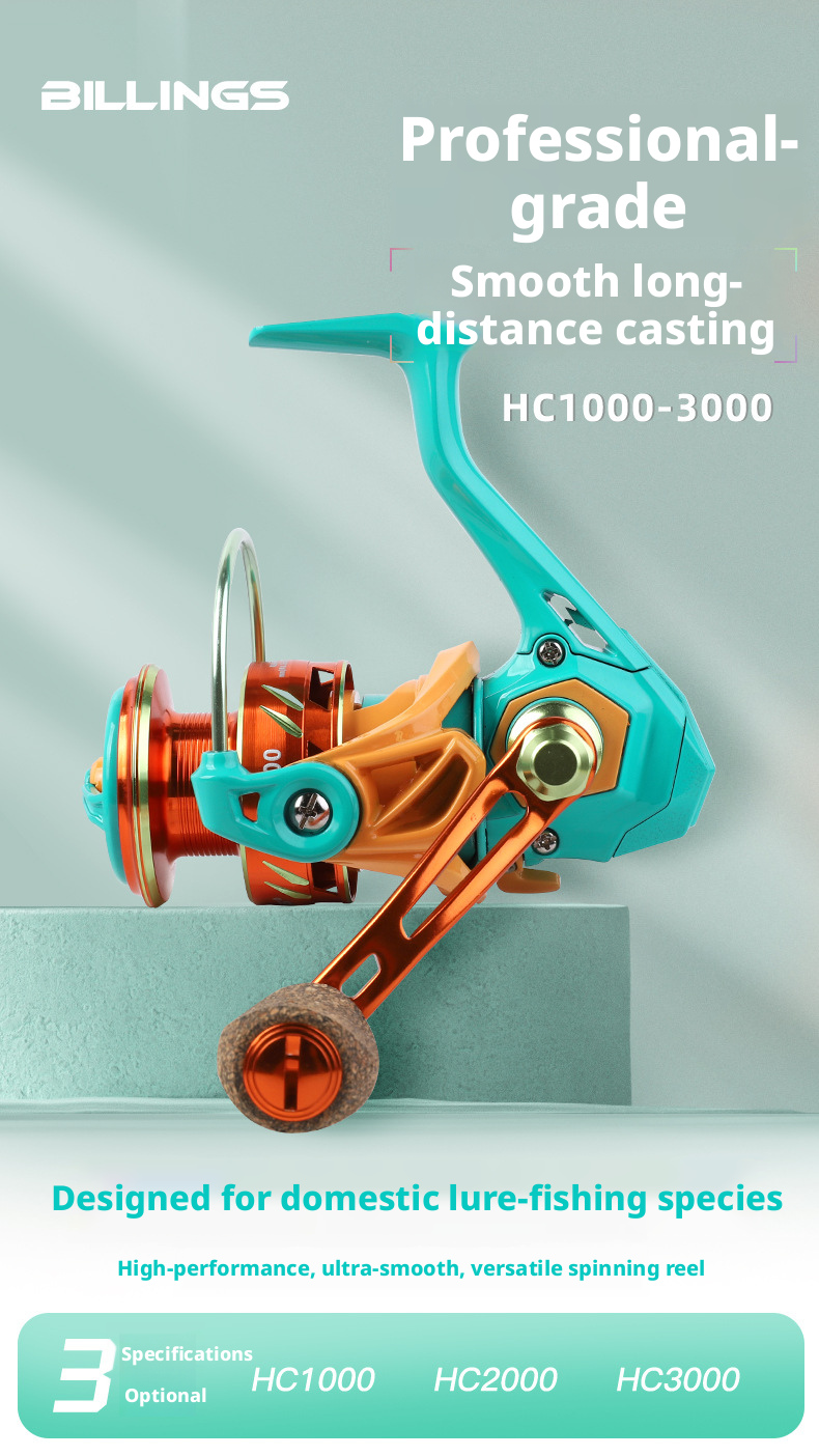 Billings Serie HC - Mulinello Spinning Rainbow Edition | High-Speed & Precision