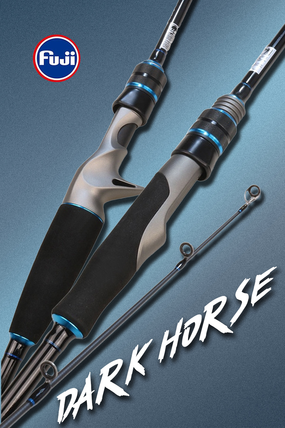 Canna da Pesca Fuji Dark Horse da Spinning/Baitcasting