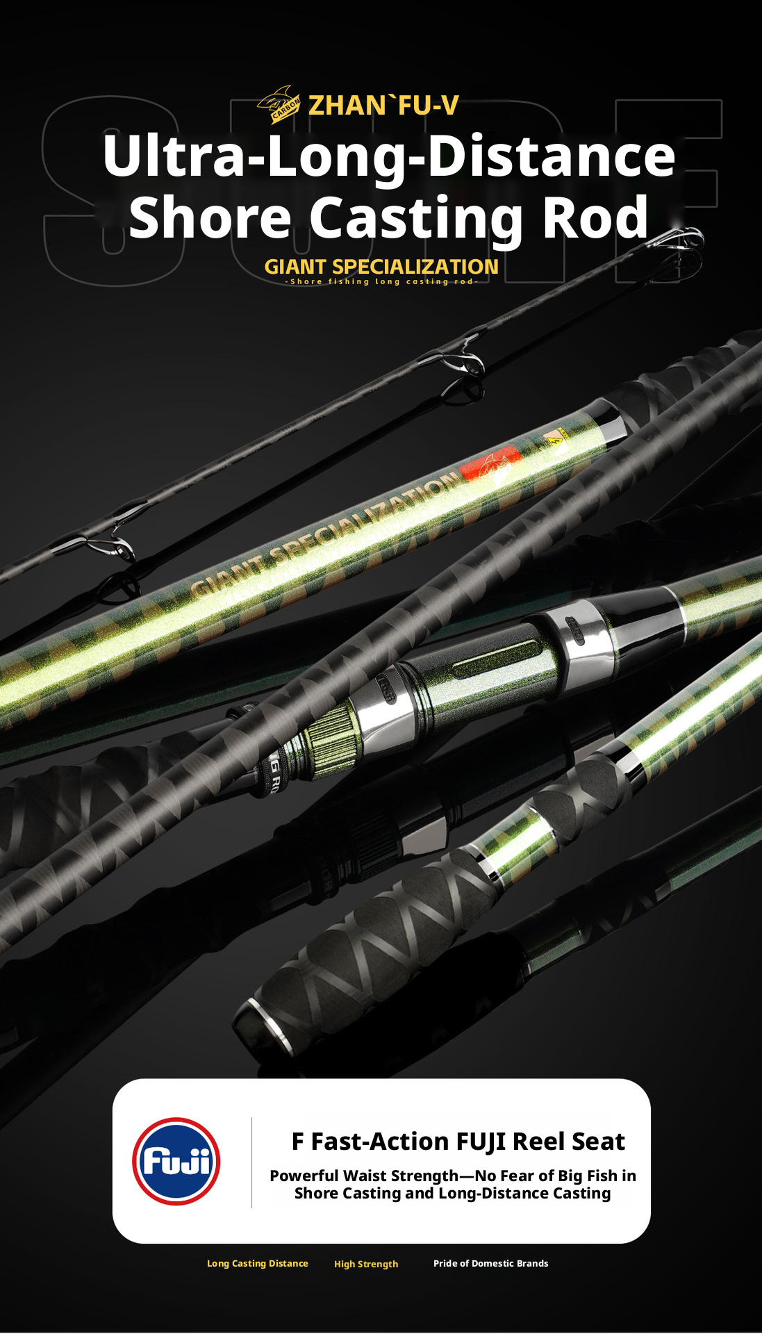 Canna da Pesca Giant Specialization 3.90m, 4.20m, 4.50m