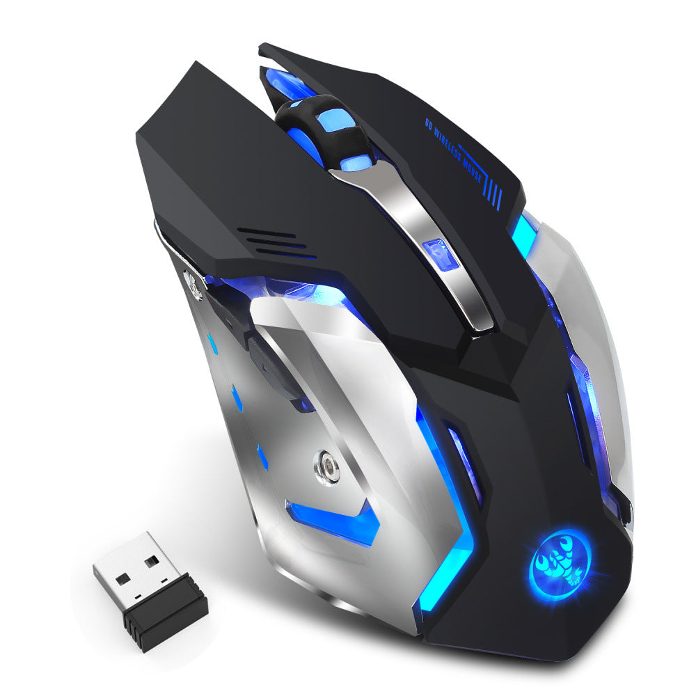 HXSJ Pro-Gaming Mouse 2.4G con Retroilluminazione LED