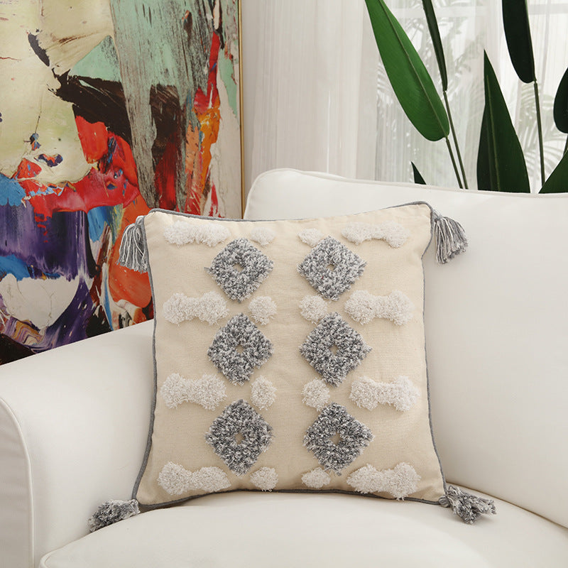 Federa Premium Embroidery con Ricami in Cotone